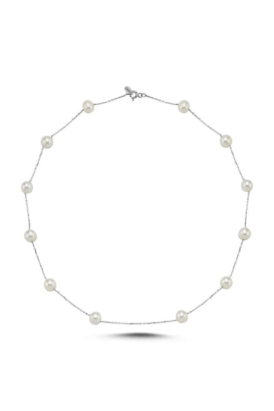 Crispy Natural Pearl Chain Necklace