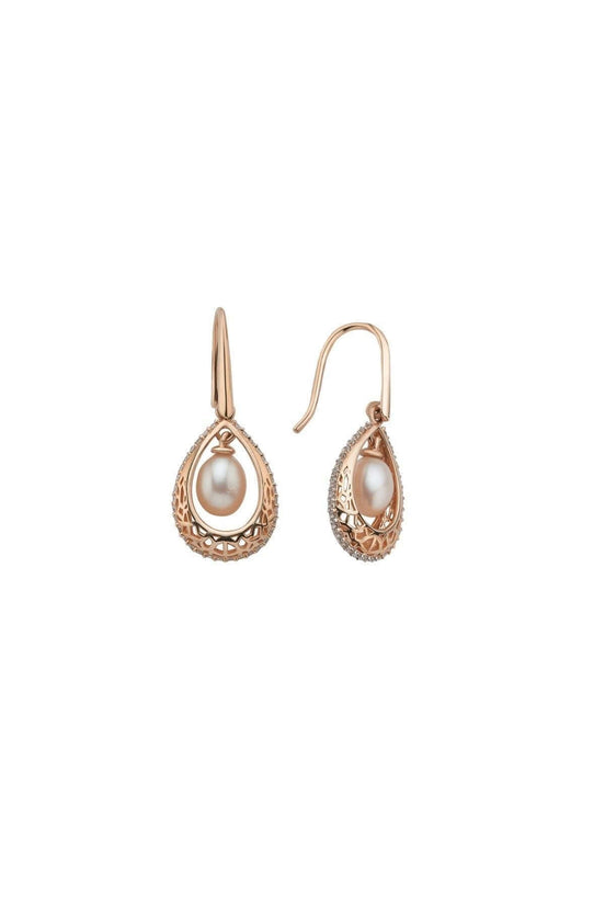 Drop Natural Pearl Earring