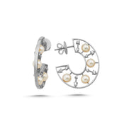 Natural Pearl Ay Earring