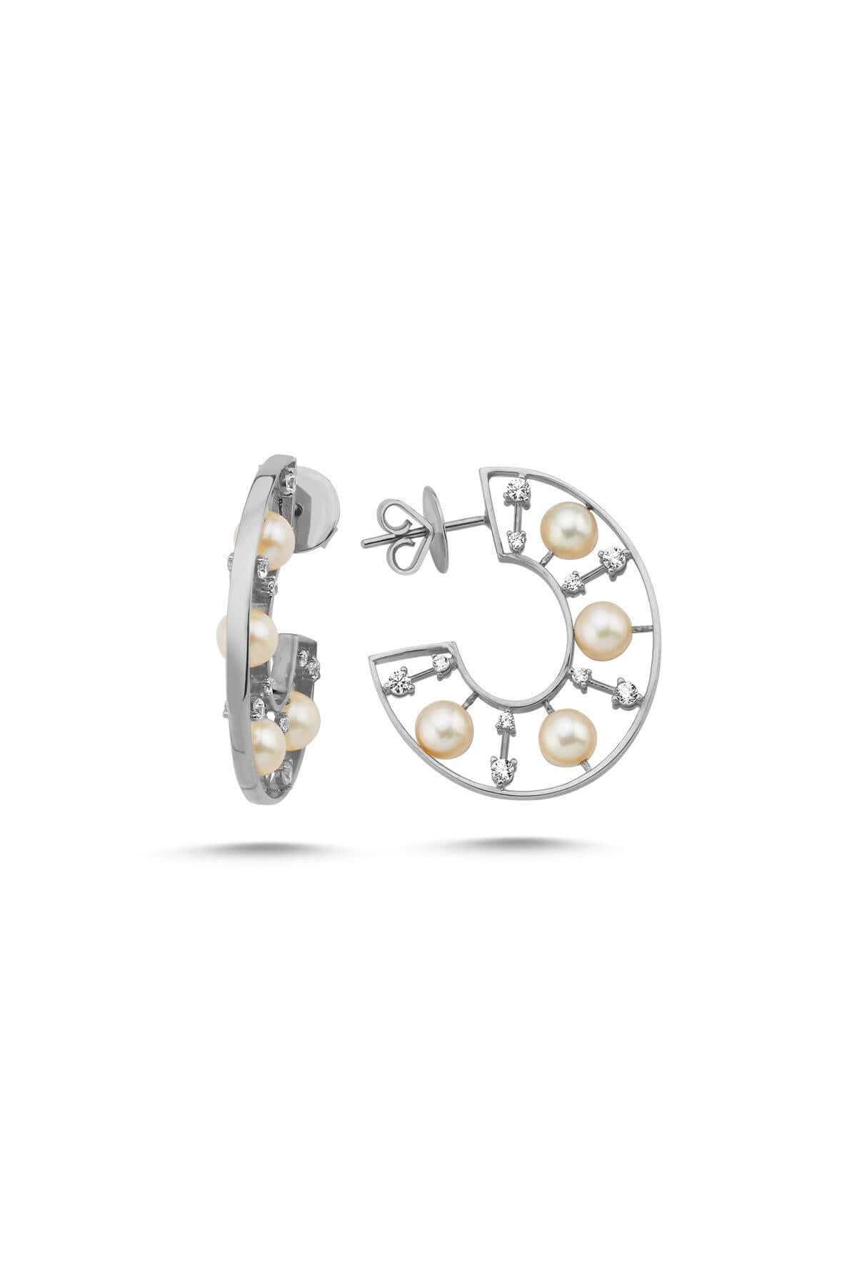Natural Pearl Ay Earring