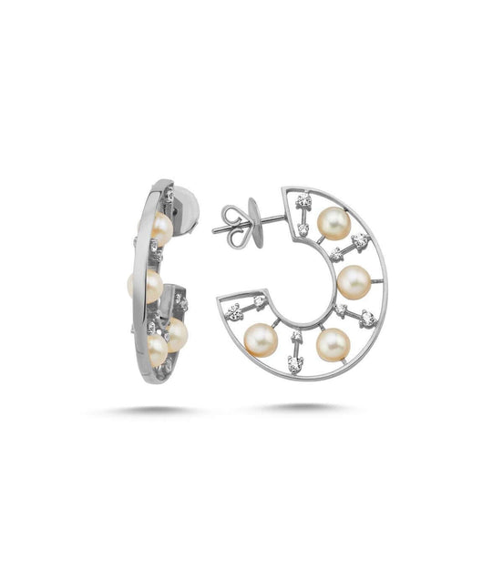 Natural Pearl Ay Earring