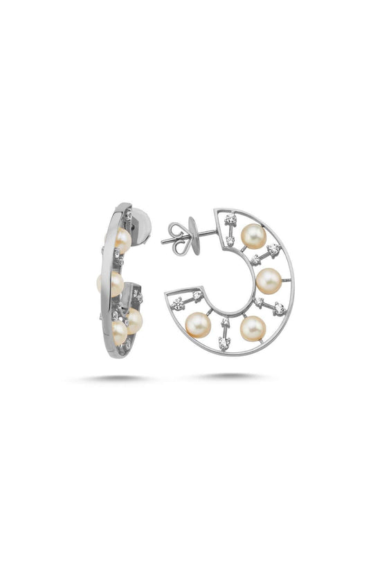 Natural Pearl Ay Earring
