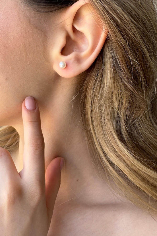 Doğal İnci Top Küpe | | Birinci1926