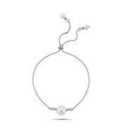 Natural Pearl Chain Adjustable Bracelet
