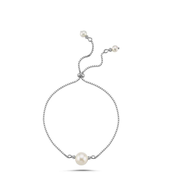 Natural Pearl Chain Adjustable Bracelet