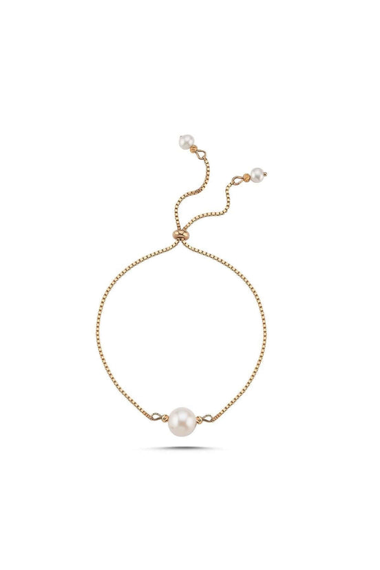 Doğal İnci Zincir Asansörlü Bileklik | | Birinci1926