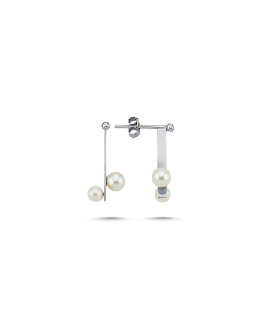 Natural Fresh Water Pearl Earring