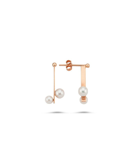 Natural Fresh Water Pearl Earring