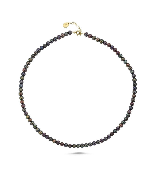 Black Natural Pearl Necklace