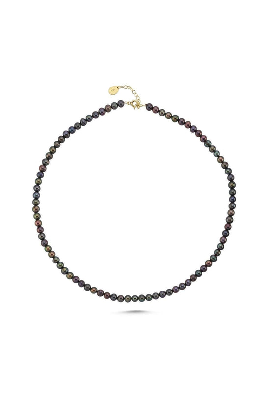 Black Natural Pearl Necklace