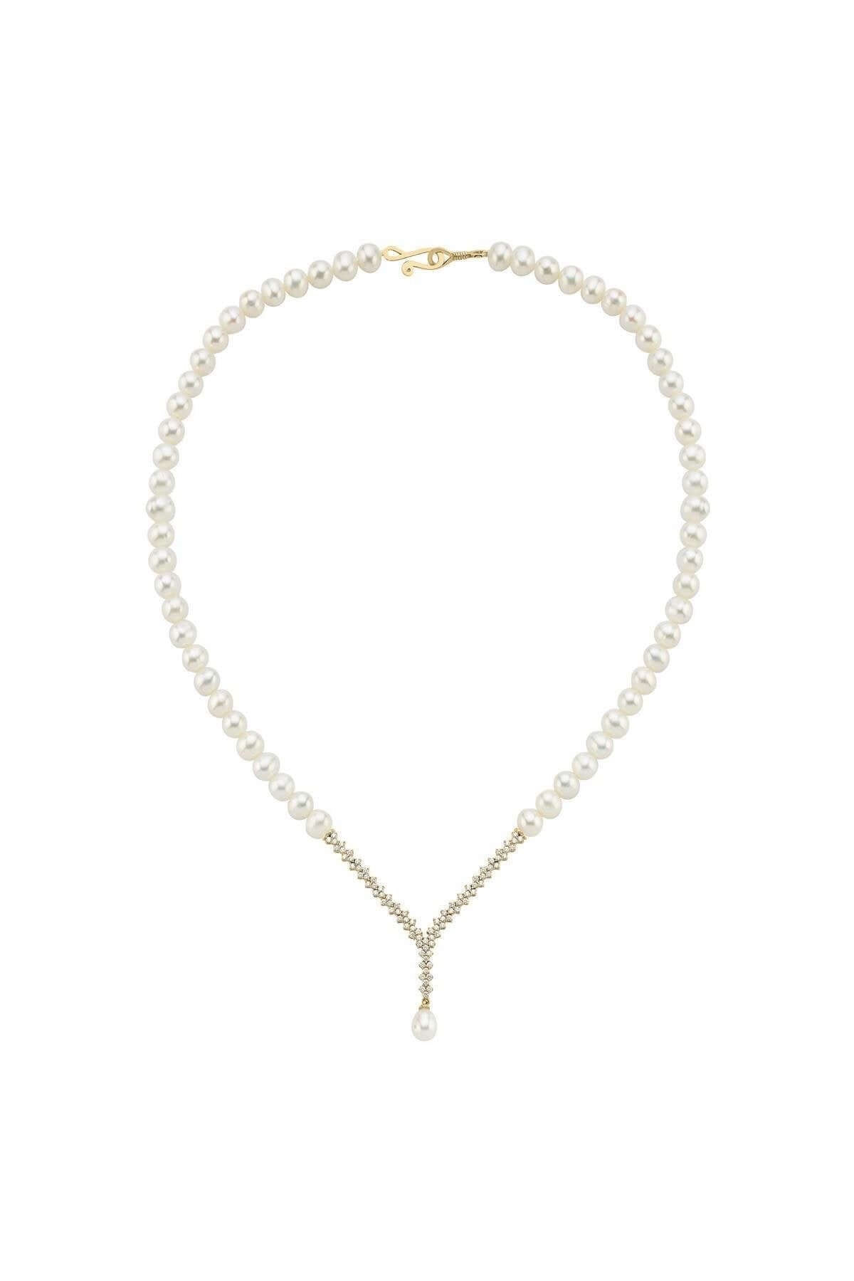 Watercourse Natural Pearl Necklace