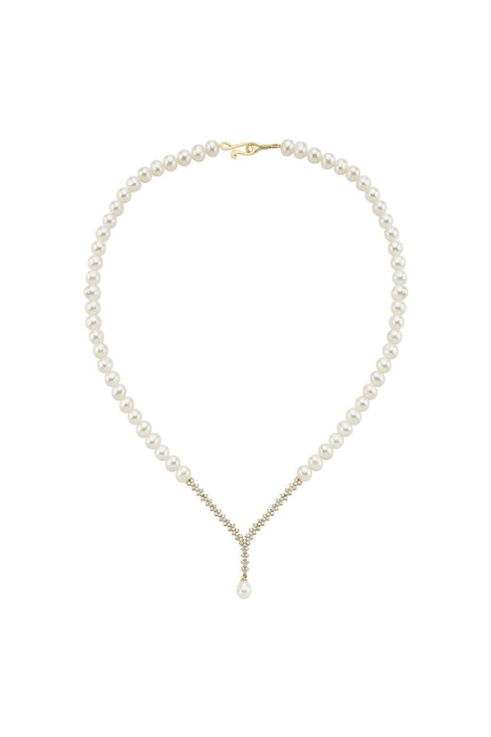 Watercourse Natural Pearl Necklace