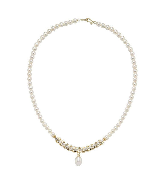 Tek Sıra Baget Doğal İnci Kolye | | Birinci1926