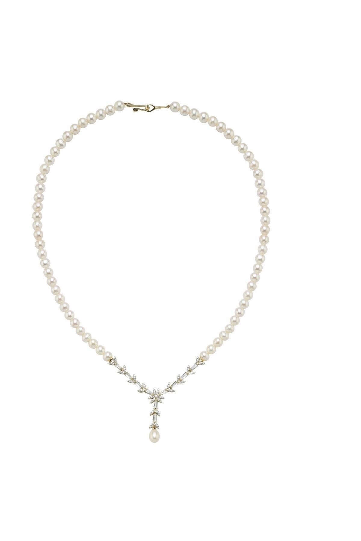 Yaprak Modeli Doğal İnci Kolye | | Birinci1926