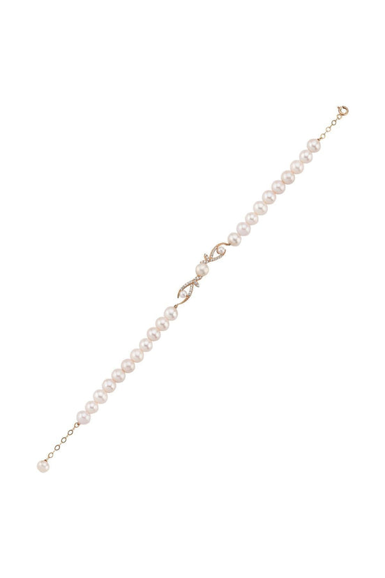 Yaprak Taşlı Doğal İncili Bileklik | | Birinci1926