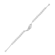 Yaprak Taşlı Doğal İnci Bileklik | | Birinci1926