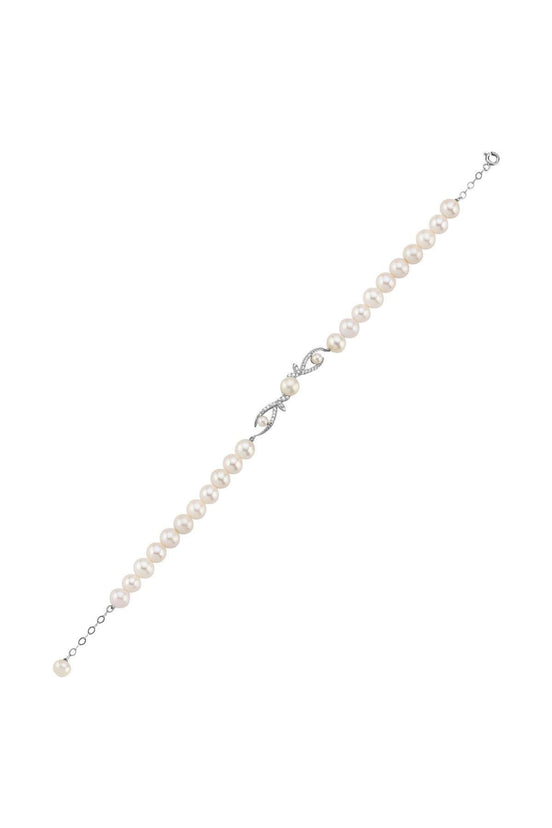 Yaprak Taşlı Doğal İncili Bileklik | | Birinci1926