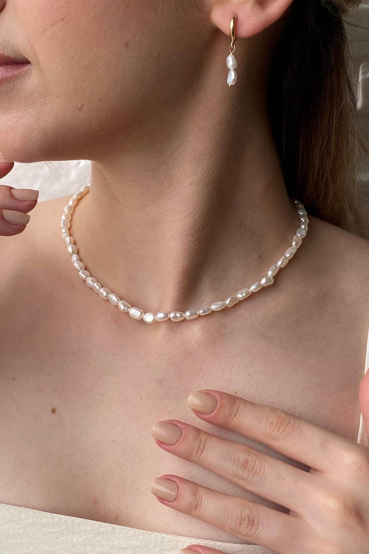 Yassı Barok İnci Küpe | | Birinci1926