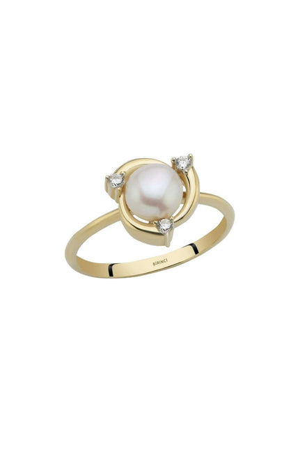 Zirkon Taşlı Doğal İnci Yüzük | | Birinci1926