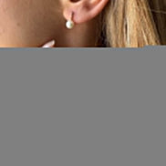 Zircon Stone Natural Pearl Earring