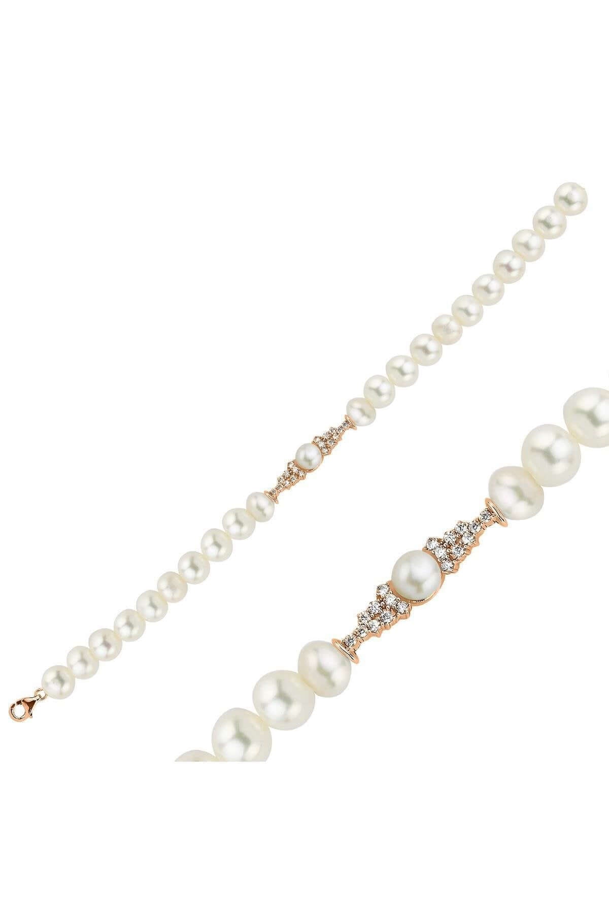 Zirkon Taşlı Doğal İnci Bileklik | | Birinci1926