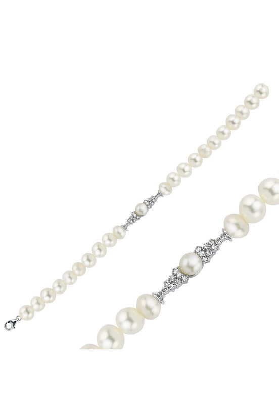 Zirkon Taşlı Doğal İnci Bileklik | | Birinci1926