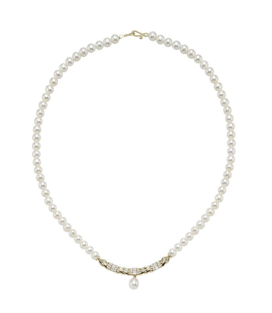 Baget Taşlı Doğal İnci Kolye | | Birinci1926