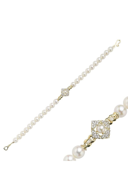 Baget Taşlı Doğal İnci Bileklik | | Birinci1926