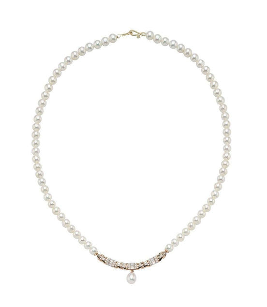 Baget Taşlı Doğal İnci Kolye | | Birinci1926