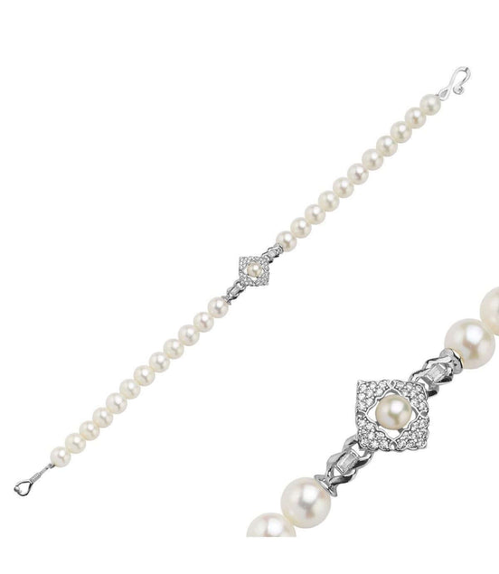 Baget Taşlı Doğal İnci Bileklik | | Birinci1926