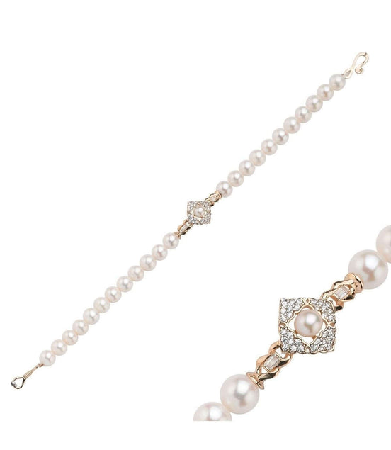 Baget Taşlı Doğal İnci Bileklik | | Birinci1926