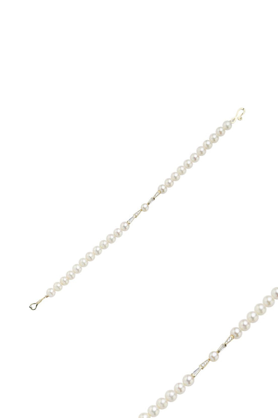 Baget Zirkon Taşlı Doğal İnci Bileklik | | Birinci1926