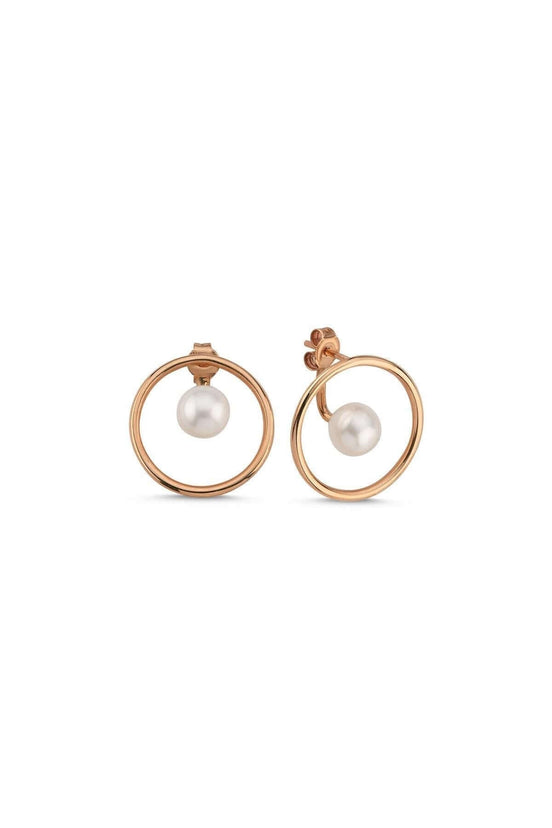 Daire Design Natural Pearl Earring