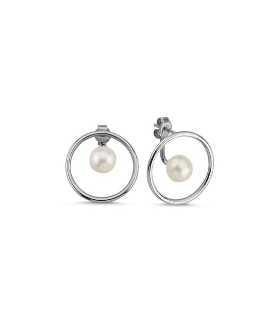 Daire Design Natural Pearl Earring