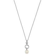 Hoop Fresh Water Natural Pearl Necklace
