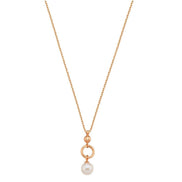 Hoop Fresh Water Natural Pearl Necklace