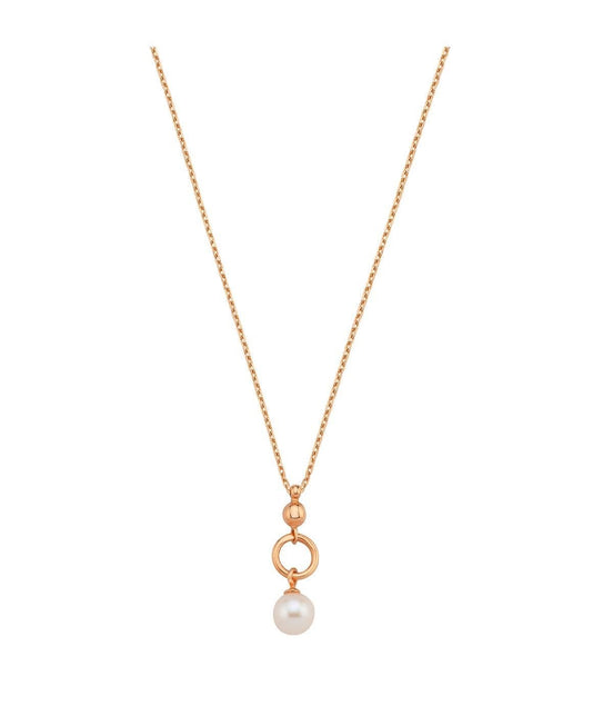 Hoop Fresh Water Natural Pearl Necklace