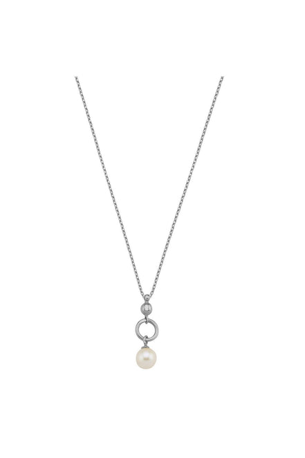 Hoop Fresh Water Natural Pearl Necklace