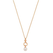 Hoop Fresh Water Natural Pearl Necklace