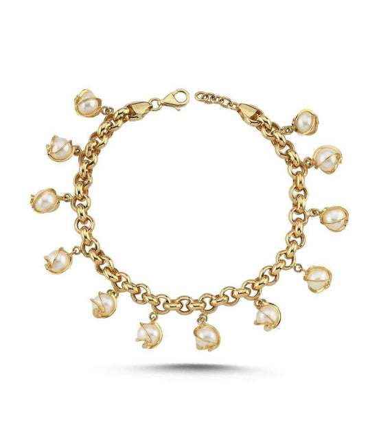 İnci Detaylı Doc Zincir Bileklik | | Birinci1926