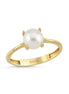 Large Doğal İnci Tek Taş Modelli Yüzük | | Birinci1926