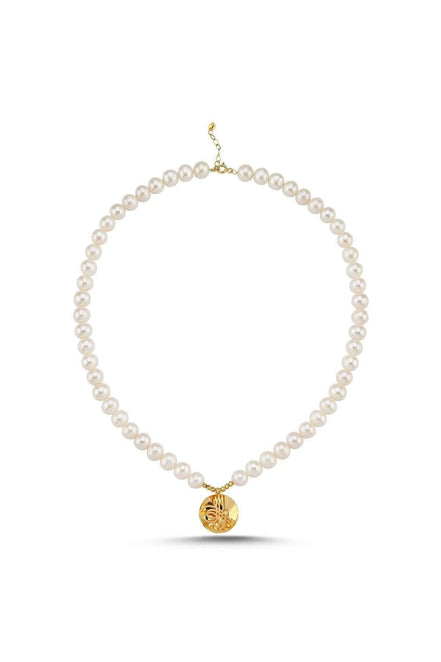 Osmanlı Tuğralı Doğal İnci Kolye | | Birinci1926