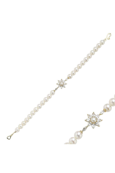 Daisy Design Natural Pearl Bracelet