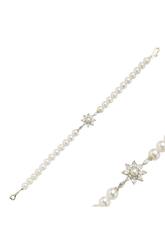 Daisy Design Natural Pearl Bracelet