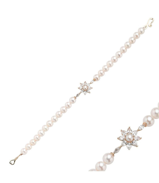 Daisy Design Natural Pearl Bracelet