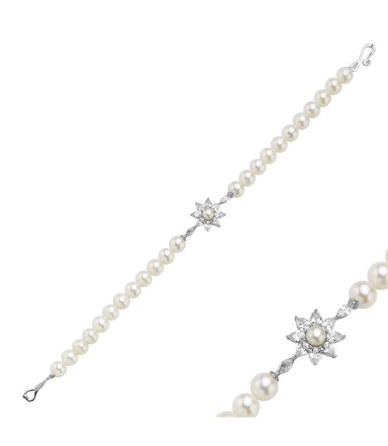 Daisy Design Natural Pearl Bracelet