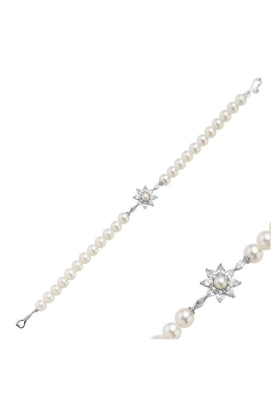 Daisy Design Natural Pearl Bracelet