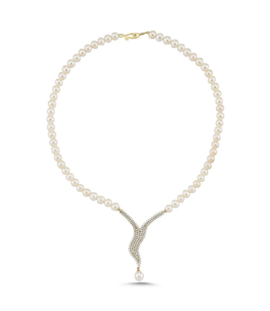 Su Yolu Taşlı Doğal İnci Kolye | | Birinci1926