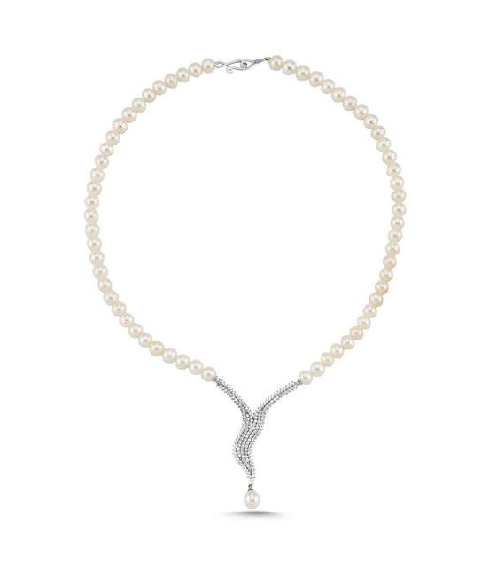 Su Yolu Taşlı Doğal İnci Kolye | | Birinci1926