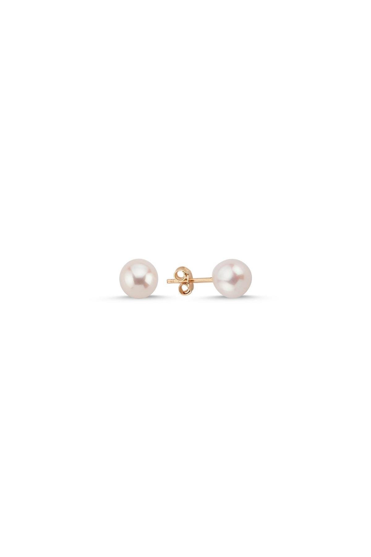 White Natural Pearl Earrings
